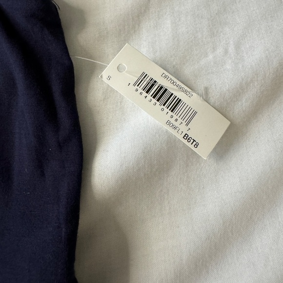 Daily Ritual Women's NEW Tank Top‎ Midi Dress Navy Blue Size Small Stretchy - Picture 4 of 11